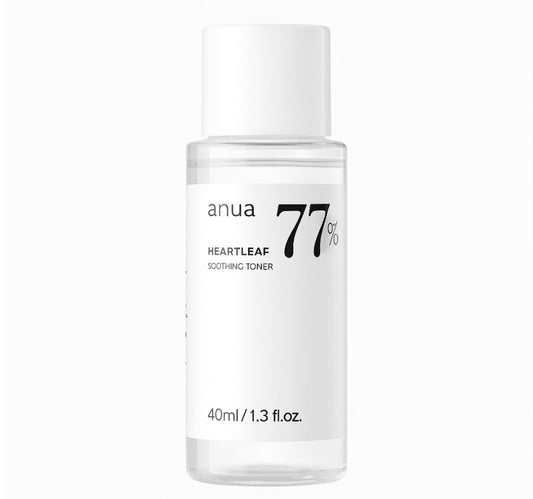 Anua Heartleaf 77% Soothing Toner Calming & Hydrating Redness Relief 40ML